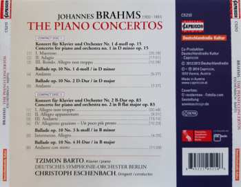 2CD Johannes Brahms: The Piano Concertos 421789