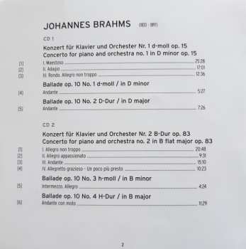 2CD Johannes Brahms: The Piano Concertos 421789