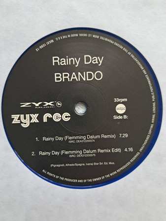 LP Brando: Rainy Day CLR | LTD 600977