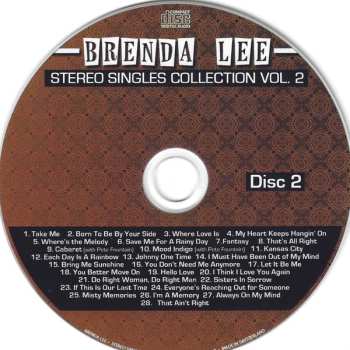 2CD Brenda Lee: Stereo Singles Collection Vol. 2 584954