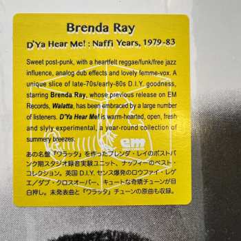 LP Brenda Ray: D'Ya Hear Me! : Naffi Years, 1979-83 603689