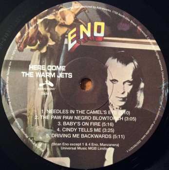 LP Brian Eno: Here Come The Warm Jets 646288