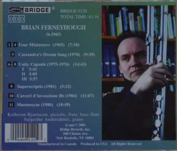 CD Brian Ferneyhough: Music For Flute 242824