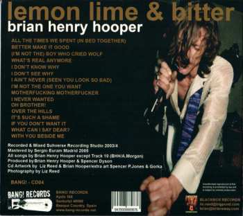 CD Brian Hooper: Lemon Lime & Bitter 600958