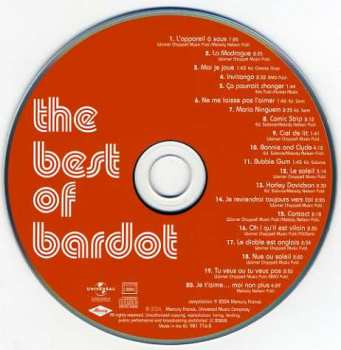 CD Brigitte Bardot: The Best Of Bardot 433308