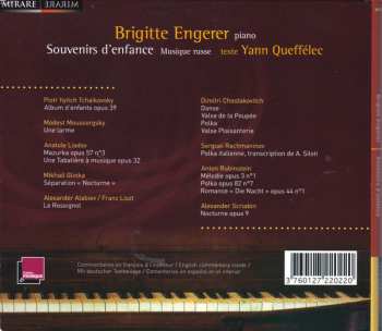 CD Brigitte Engerer: Souvenirs D'enfance (Musique Russe) 551506