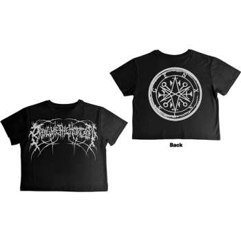 Merch Bring Me the Horizon: Bring Me The Horizon Ladies Crop Top: Metal Logo Genxsis (back Print) (x-small) XS