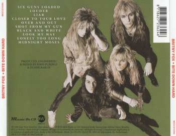 CD Britny Fox: Bite Down Hard 634022