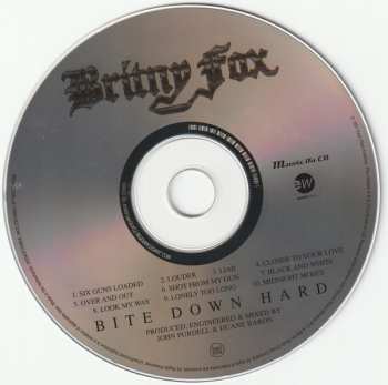 CD Britny Fox: Bite Down Hard 634022