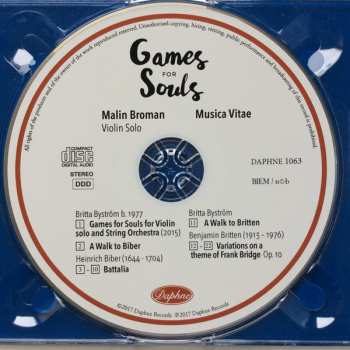 CD Britta Byström: Games For Soul 228528