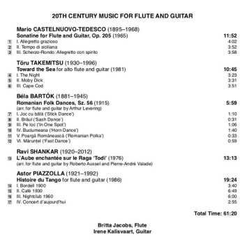 CD Britta Jacobs: 20th Century Music For Flute And Guitar 552403