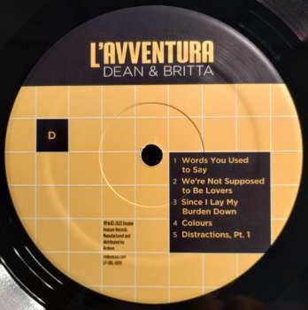 2LP Dean & Britta: L'Avventura LTD 620847