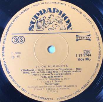 LP Brněnský Rozhlasový Orchestr Lidových Nástrojů: Ej, Od Buchlova 370962