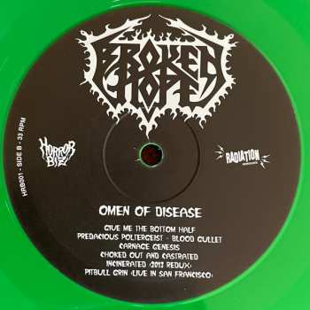 LP Broken Hope: Omen Of Disease CLR | LTD 568655