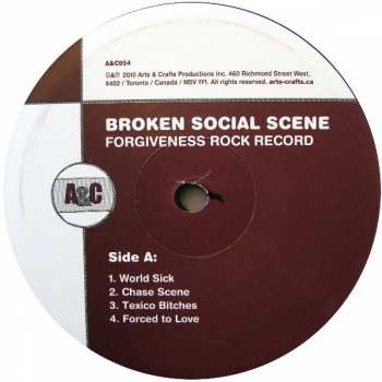 2LP Broken Social Scene: Forgiveness Rock Record 571365