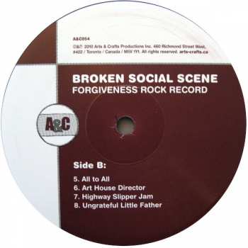 2LP Broken Social Scene: Forgiveness Rock Record 571365