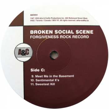 2LP Broken Social Scene: Forgiveness Rock Record 571365