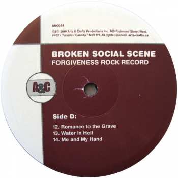 2LP Broken Social Scene: Forgiveness Rock Record 571365