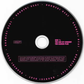 4CD/DVD Bronski Beat: The Age Of Consent DLX 643579