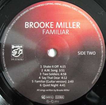 LP Brooke Miller: Familiar 78040