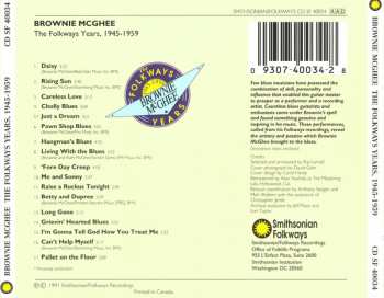 CD Brownie McGhee: The Folkways Years 1945-1959 552266