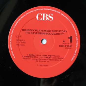 LP Dave Brubeck: Brubeck Plays West Side Story / Previn Plays My Fair Lady 612068