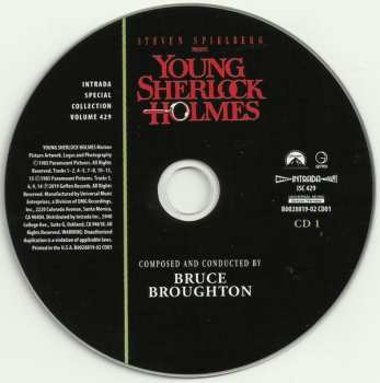 3CD Bruce Broughton: Young Sherlock Holmes (Music From The Motion Picture) LTD 289346