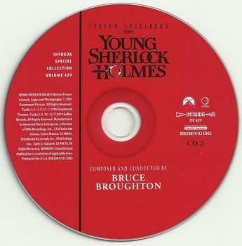 3CD Bruce Broughton: Young Sherlock Holmes (Music From The Motion Picture) LTD 289346