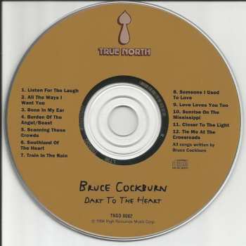 CD Bruce Cockburn: Dart To The Heart 604291