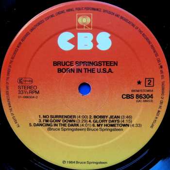 LP Bruce Springsteen: Born In The U.S.A. 338473