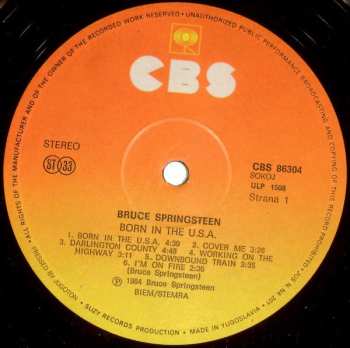 LP Bruce Springsteen: Born In The U.S.A. 603275