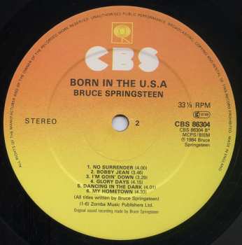 LP Bruce Springsteen: Born In The U.S.A. 614844