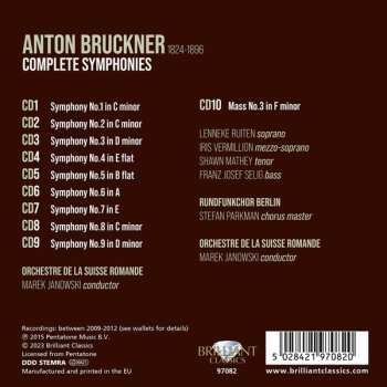 10CD Anton Bruckner: Complete Symphonies DLX 567994