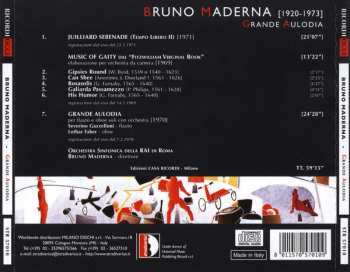 CD Bruno Maderna: Grande Aulodia 319633