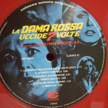 2LP Bruno Nicolai: La Dama Rossa Uccide 7 Volte (Colonna Sonora Originale) LTD 306753