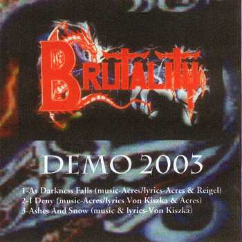 Album Brutality: Demo 2003