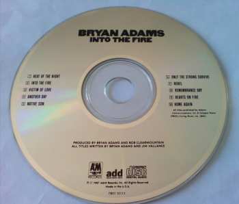 CD Bryan Adams: Into The Fire 598510