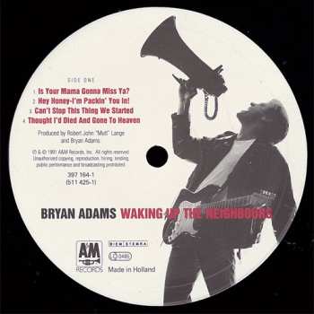 2LP Bryan Adams: Waking Up The Neighbours 439660