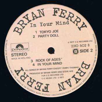 LP Bryan Ferry: In Your Mind 638370