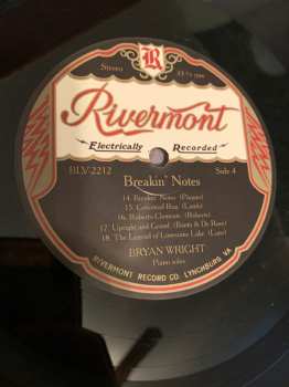 2LP Bryan Wright: Breakin' Notes (Ragtime And Novelty Piano Solos) 610761