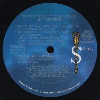 LP B.T. Express: Do It ('Til You're Satisfied) 636537