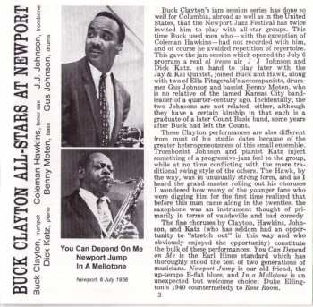 2CD Buck Clayton: All-Star Groups, Three Classic Albums Plus 590016