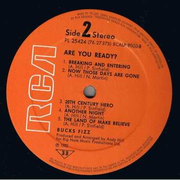 LP Bucks Fizz: Are You Ready? 653785