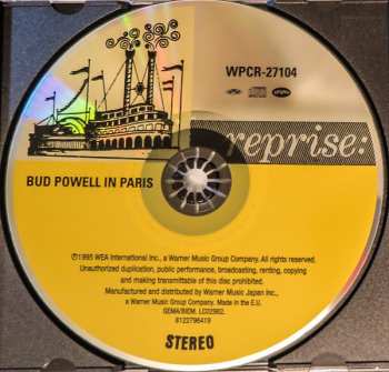 CD Bud Powell: Bud Powell In Paris 48730