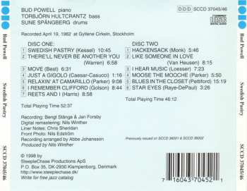 2CD Bud Powell: Swedish Pastry 657140