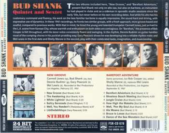 CD The Bud Shank Quintet: New Groove & Barefoot Adventure 633728