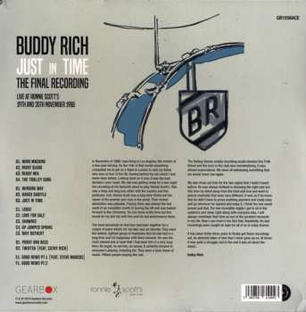 3LP Buddy Rich: Just In Time The Final Recording 468139