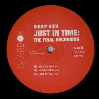 3LP Buddy Rich: Just In Time The Final Recording 468139