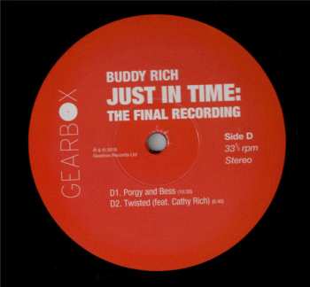 3LP Buddy Rich: Just In Time The Final Recording 468139