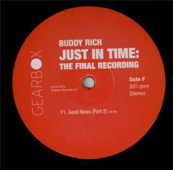 3LP Buddy Rich: Just In Time The Final Recording 468139